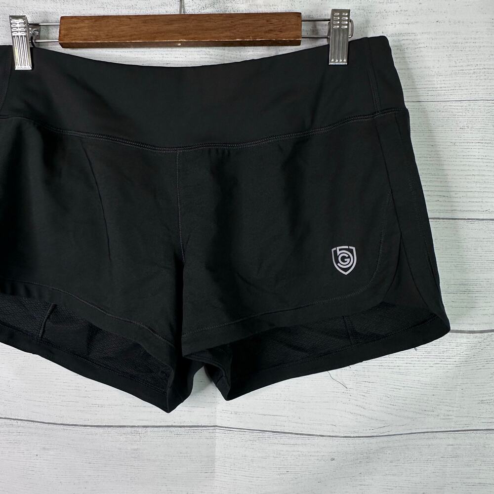 Goal Five Womens size Medium Fast & Free Athletic Shorts Gray Black Stretch NWOT - Picture 4 of 6